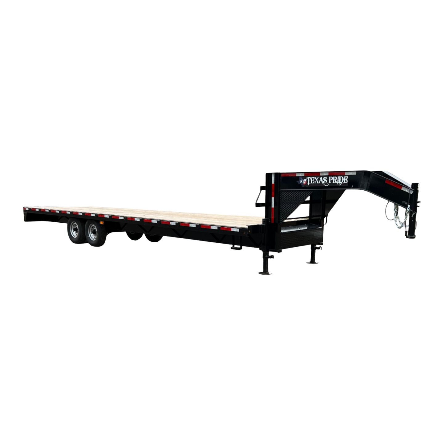 16K GVWR 8.5'x30' Gooseneck Flatbed Trailer