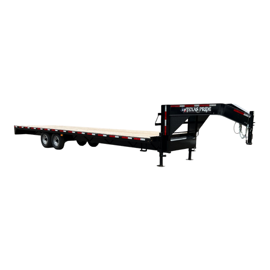 16K GVWR 8.5'x30' Gooseneck Flatbed Trailer