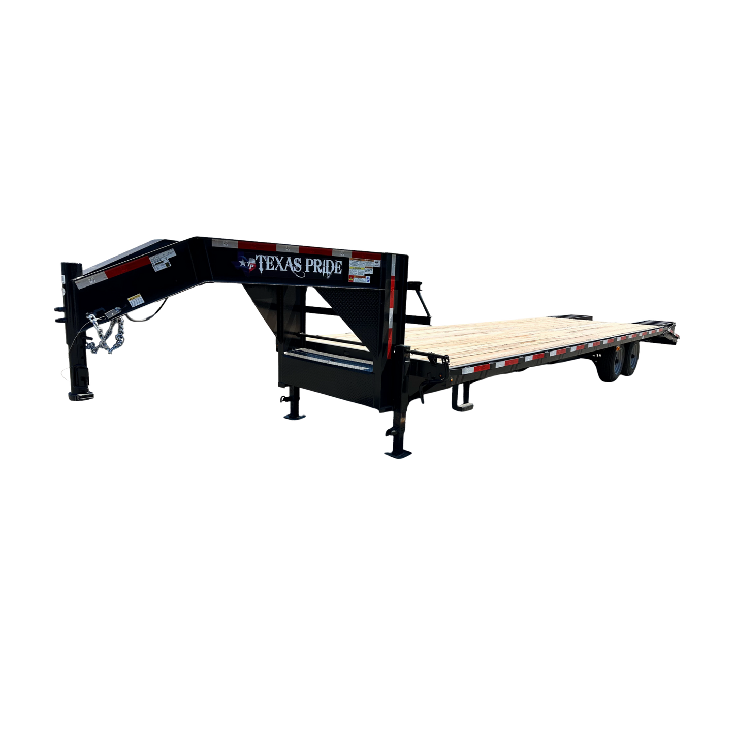 14K GVWR 8'x25' (20'+5') Gooseneck Flatbed Trailer