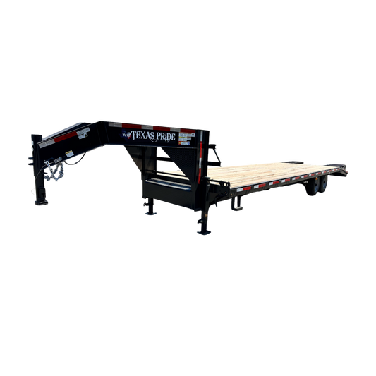 14K GVWR 8'x25' (20'+5') Gooseneck Flatbed Trailer
