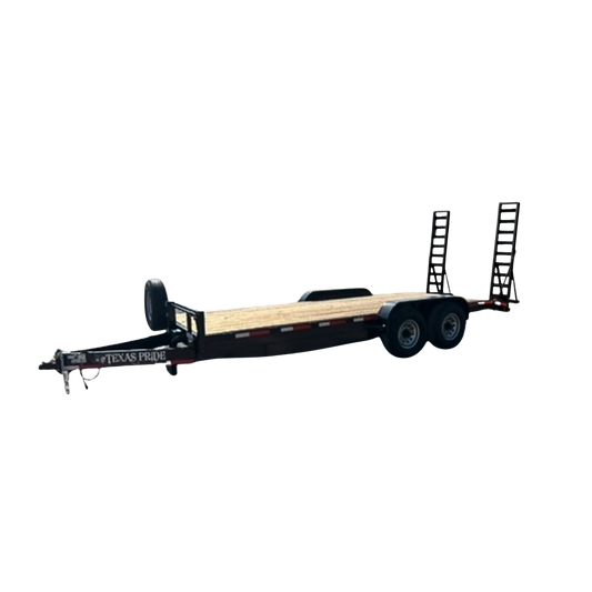 16K GVWR 7'x20' (18'+2') Bumper Pull Lowboy Trailer