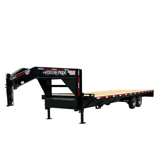 14K GVWR 8.5'x25’ Gooseneck Flatbed Trailer