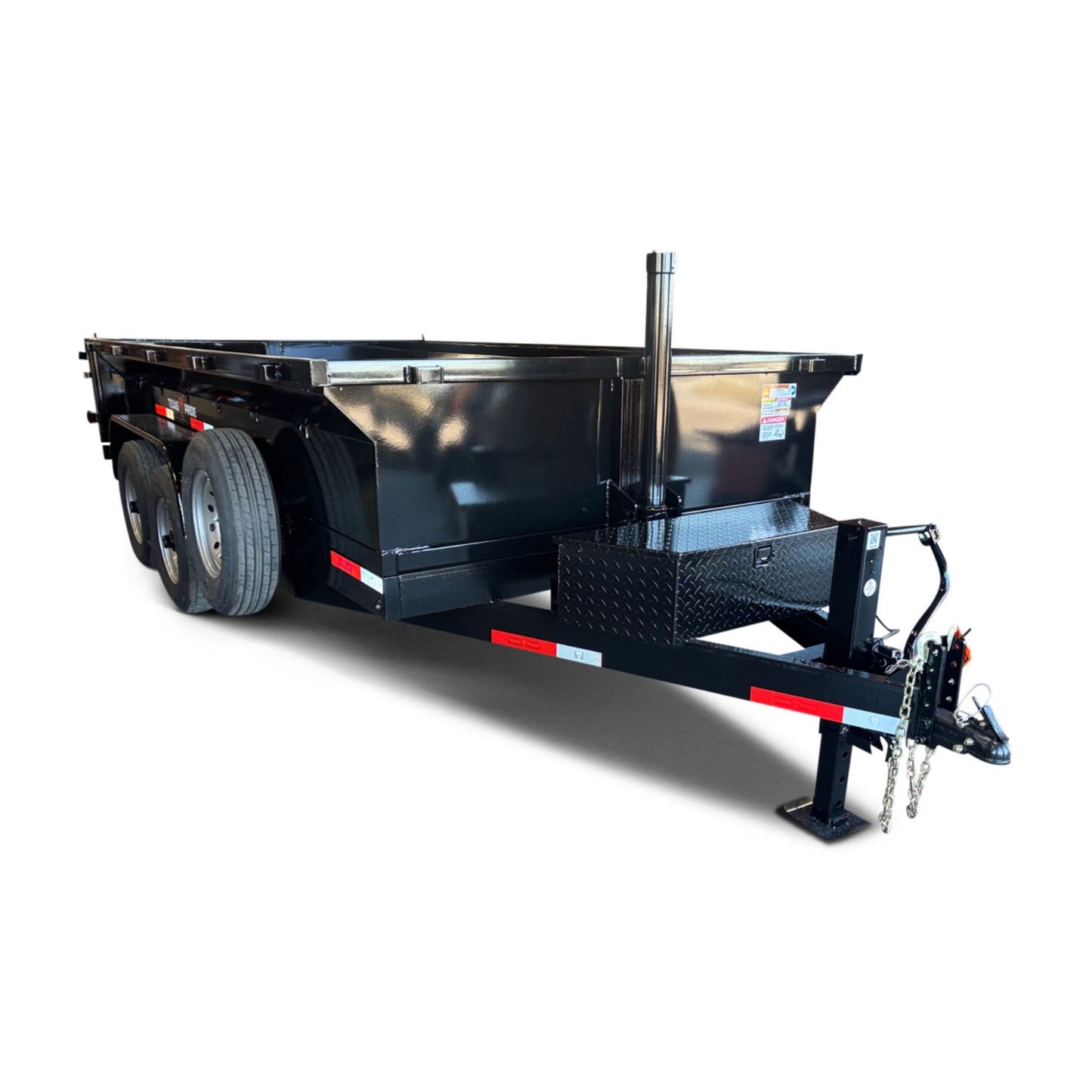 7'x14'x4' - 16K GVWR - Bumper Pull Telescopic Dump Trailer