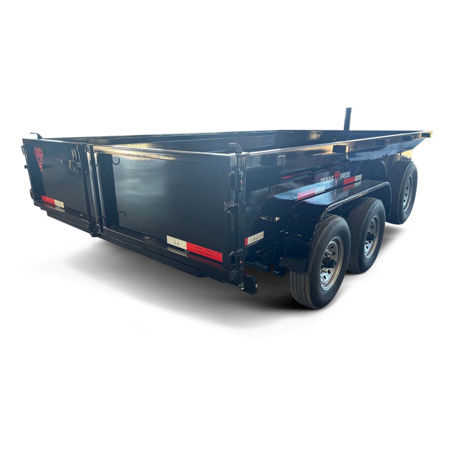 7'x14'x2' - 14K GVWR - Bumper Pull Telescopic Dump Trailer