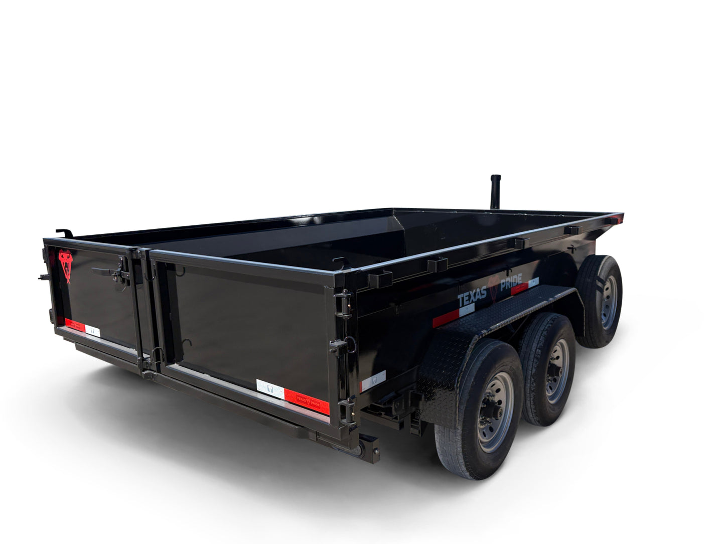 7'x12'x2' - 14K GVWR - Bumper Pull Telescopic Dump Trailer
