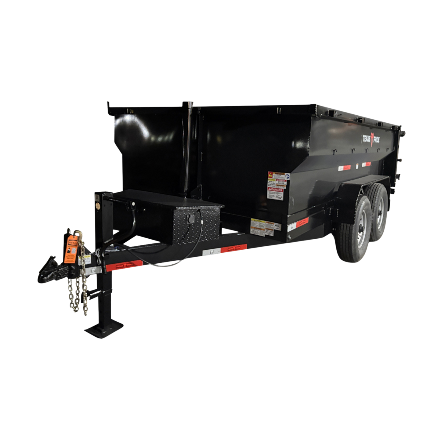 7'x12'x3' - 16K GVWR - Bumper Pull Telescopic Dump Trailer