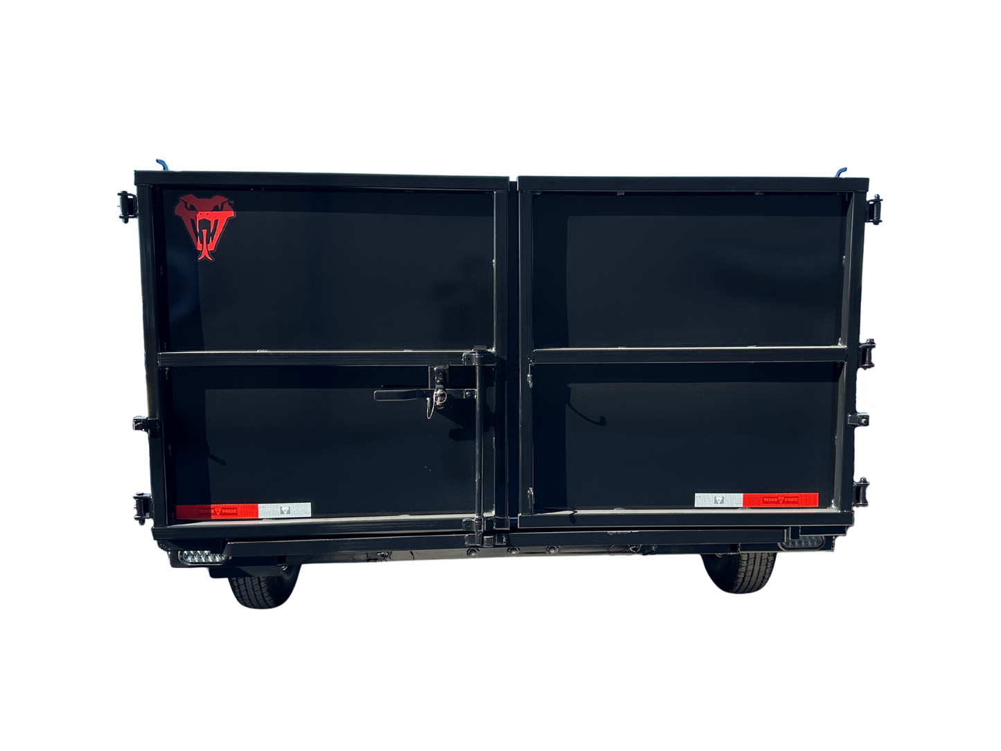 7'x14'x4', 16K GVWR, Bumper Pull, Telescopic Dump Trailer 3 Stage Telescopic Lift Cylinder