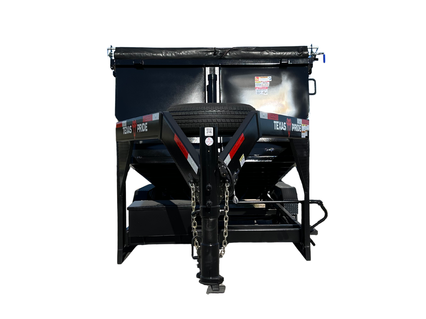 7'x14'x4', 16K GVWR, Gooseneck, Telescopic Dump Trailer 8,000 lb. Axle Upgrade - Dual Brakes