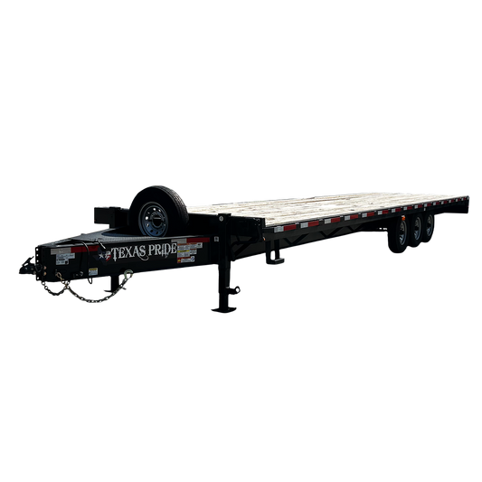 21K GVWR 8.5'x32’ Pintle Hitch Flatbed Trailer