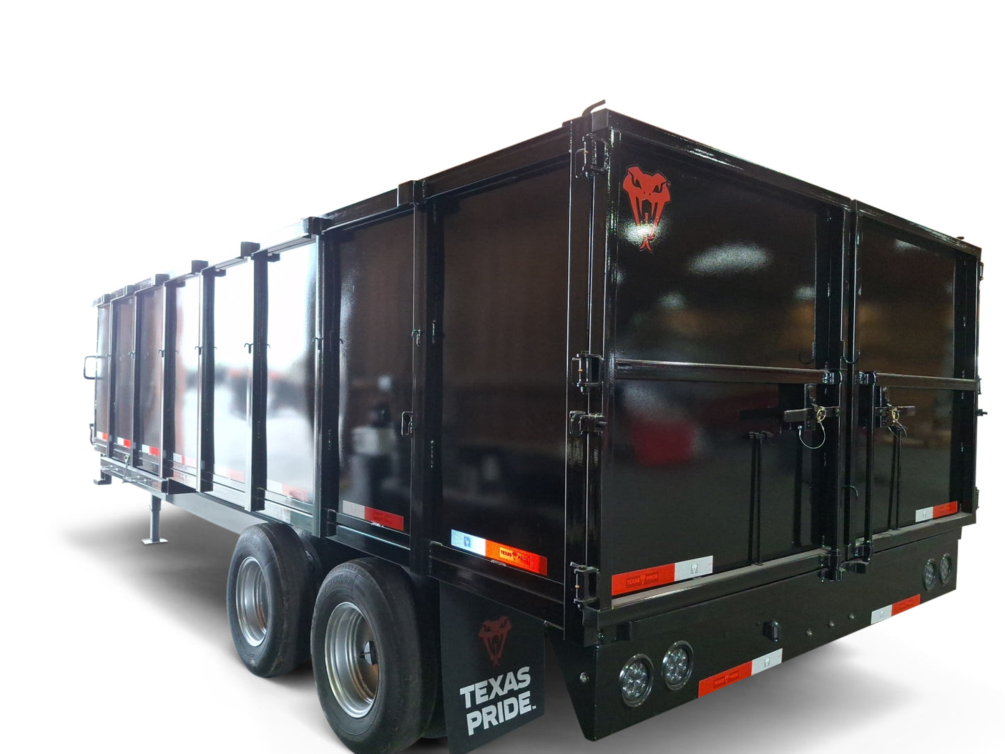 8'x20'x4' - 26K GVWR - Gooseneck Dual Ram Dump Trailer