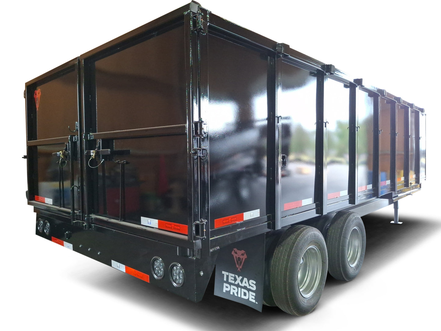 8'x20'x4' - 26K GVWR - Gooseneck Dual Ram Dump Trailer