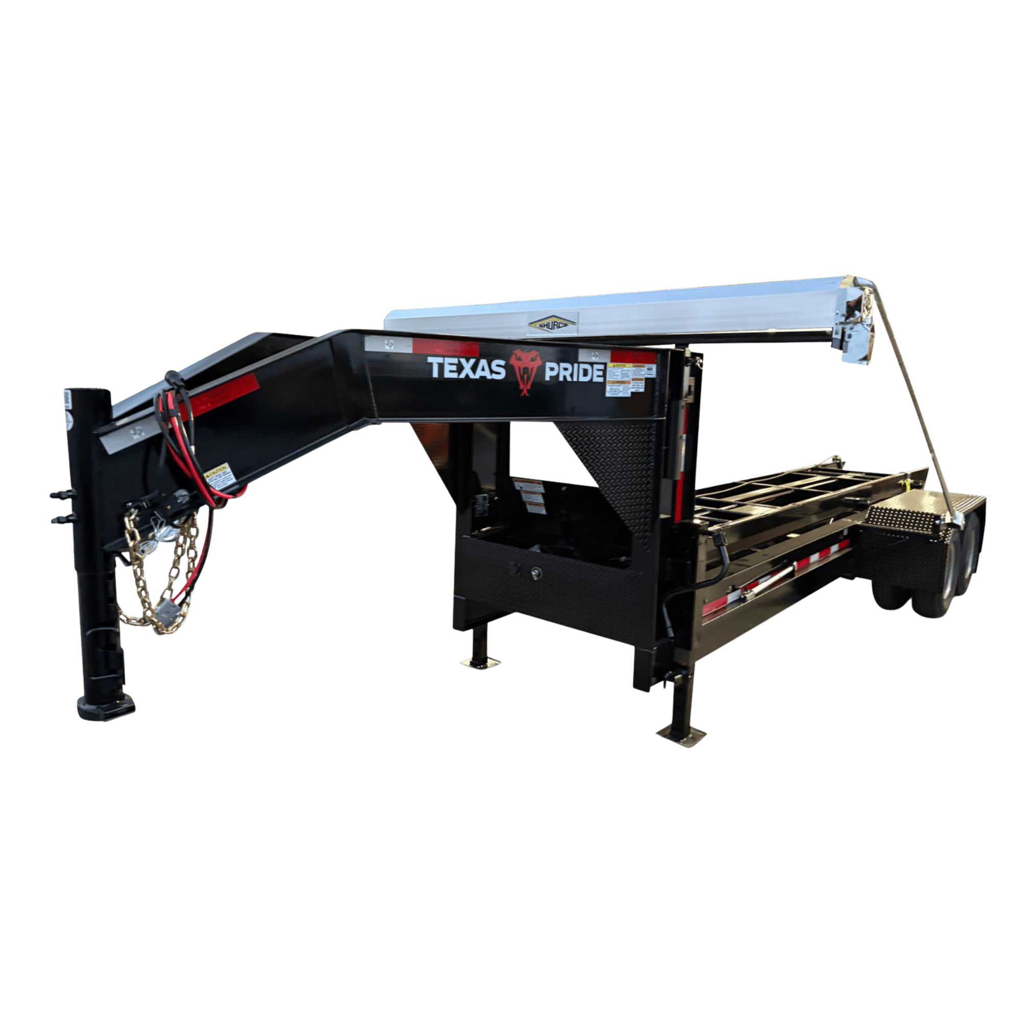 8'x16', 26K GVWR, Gooseneck Roll-Off Trailer with 36
