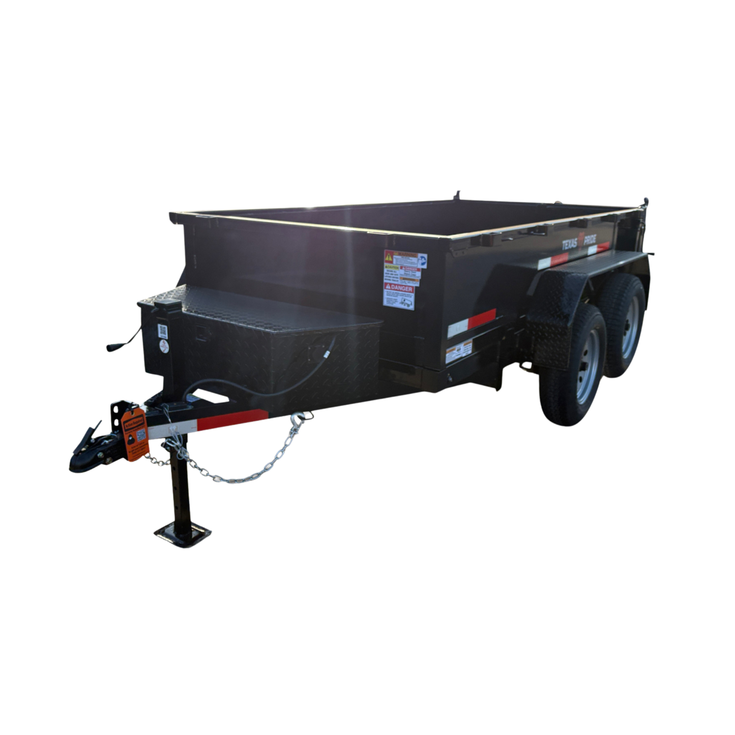 6'x10'x2', 7K GVWR, Bumper Pull, Hydraulic Dump Trailer