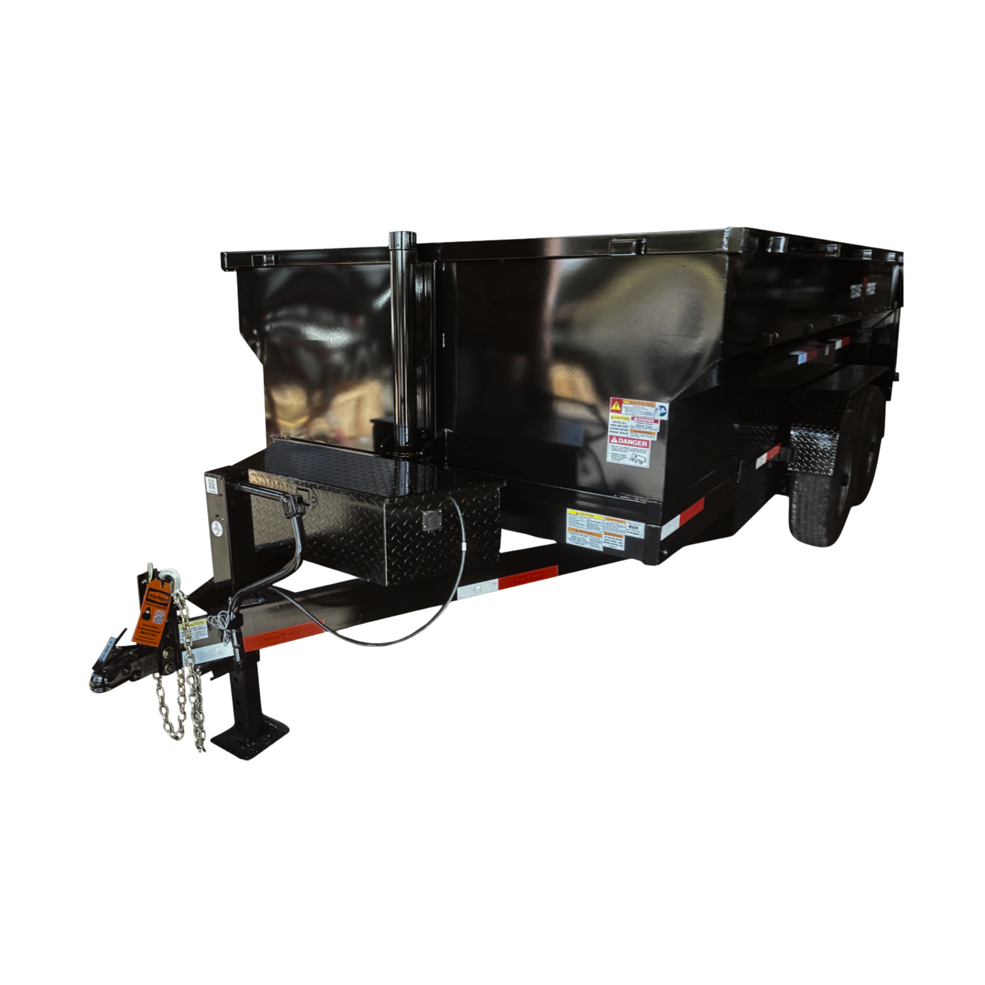 7'x14'x3', 16K GVWR, Bumper Pull, Telescopic Dump Trailer (Website Special)  3 Stage Telescopic Lift Cylinder