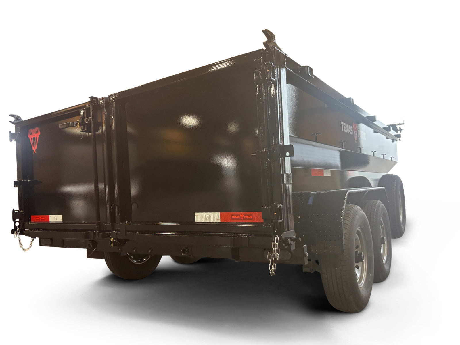 7'x14'x3', 16K GVWR, Bumper Pull, Telescopic Dump Trailer (Website Special)	3 Stage Telescopic Lift Cylinder
	36" Flared Side Wall Upgrade