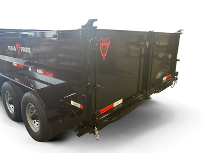 7'x14'x3', 16K GVWR, Bumper Pull, Telescopic Dump Trailer (Website Special)	3 Stage Telescopic Lift Cylinder
	36" Flared Side Wall Upgrade
	8,000 lb. Axle Upgrade - Dual Brakes