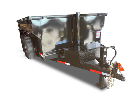 7'x14'x3', 16K GVWR, Bumper Pull, Telescopic Dump Trailer (Website Special)	3 Stage Telescopic Lift Cylinder
	36" Flared Side Wall Upgrade
	8,000 lb. Axle Upgrade - Dual Brakes
	16" 14ply Radial Tire Upgrade