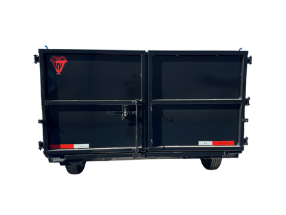 7'x14'x4', 16K GVWR, Bumper Pull, Telescopic Dump Trailer	3 Stage Telescopic Lift Cylinder