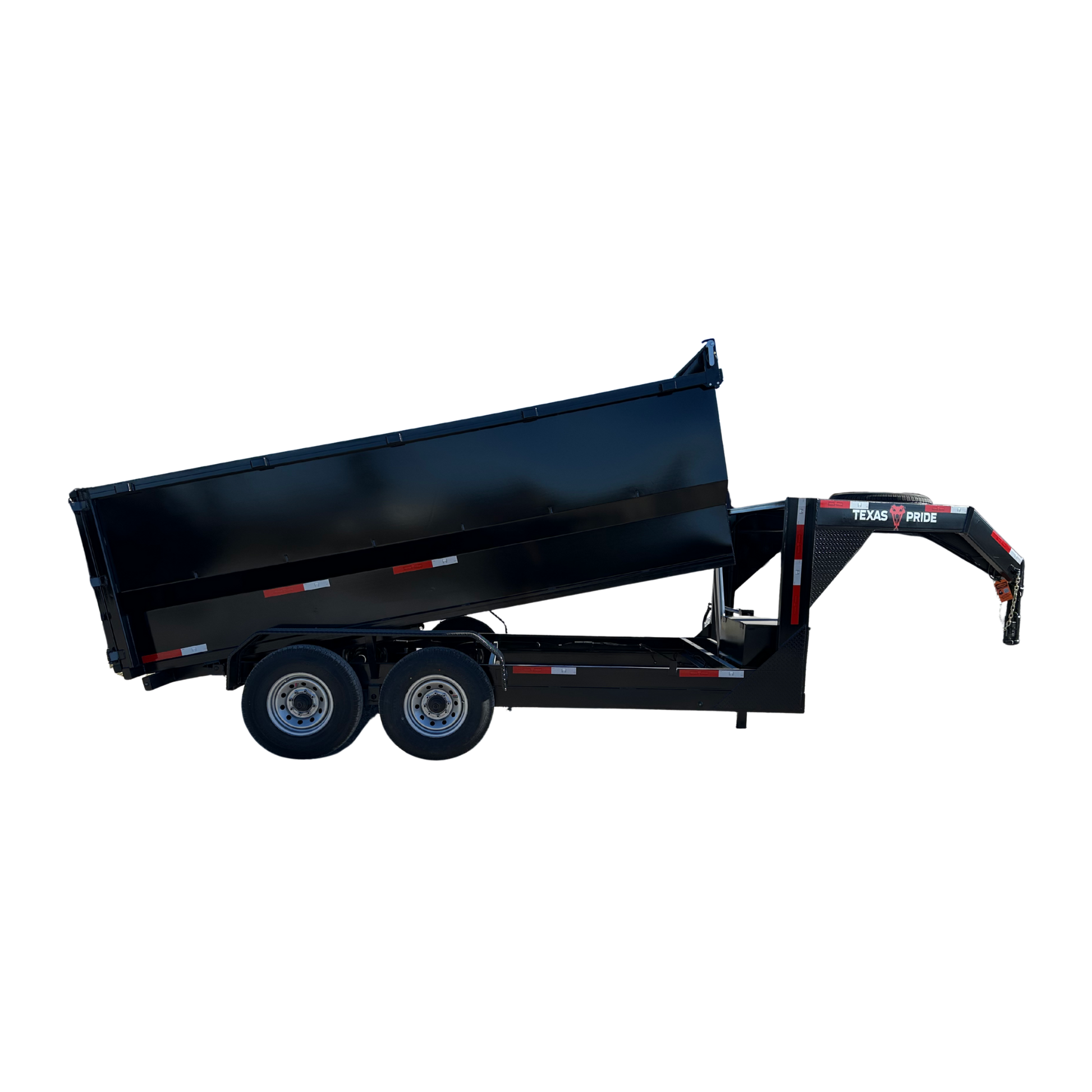 7'x14'x4', 16K GVWR, Gooseneck, Telescopic Dump Trailer