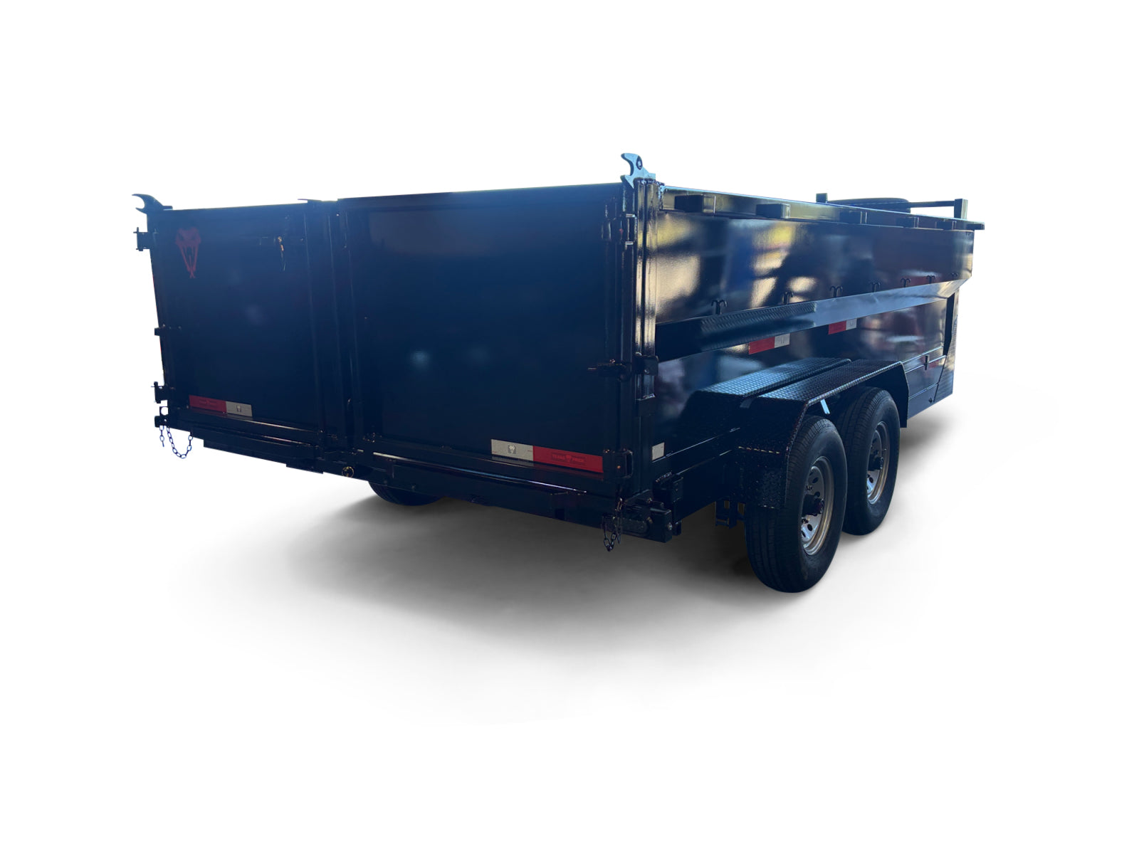 7'x16'x3', 16K GVWR, Gooseneck, Telescopic Dump Trailer  3 Stage Telescopic Lift Cylinder 