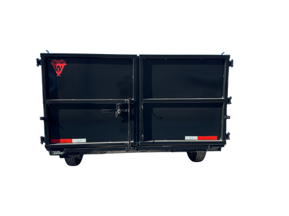7'x16'x4' - 16K GVWR - Bumper Pull Telescopic Dump Trailer