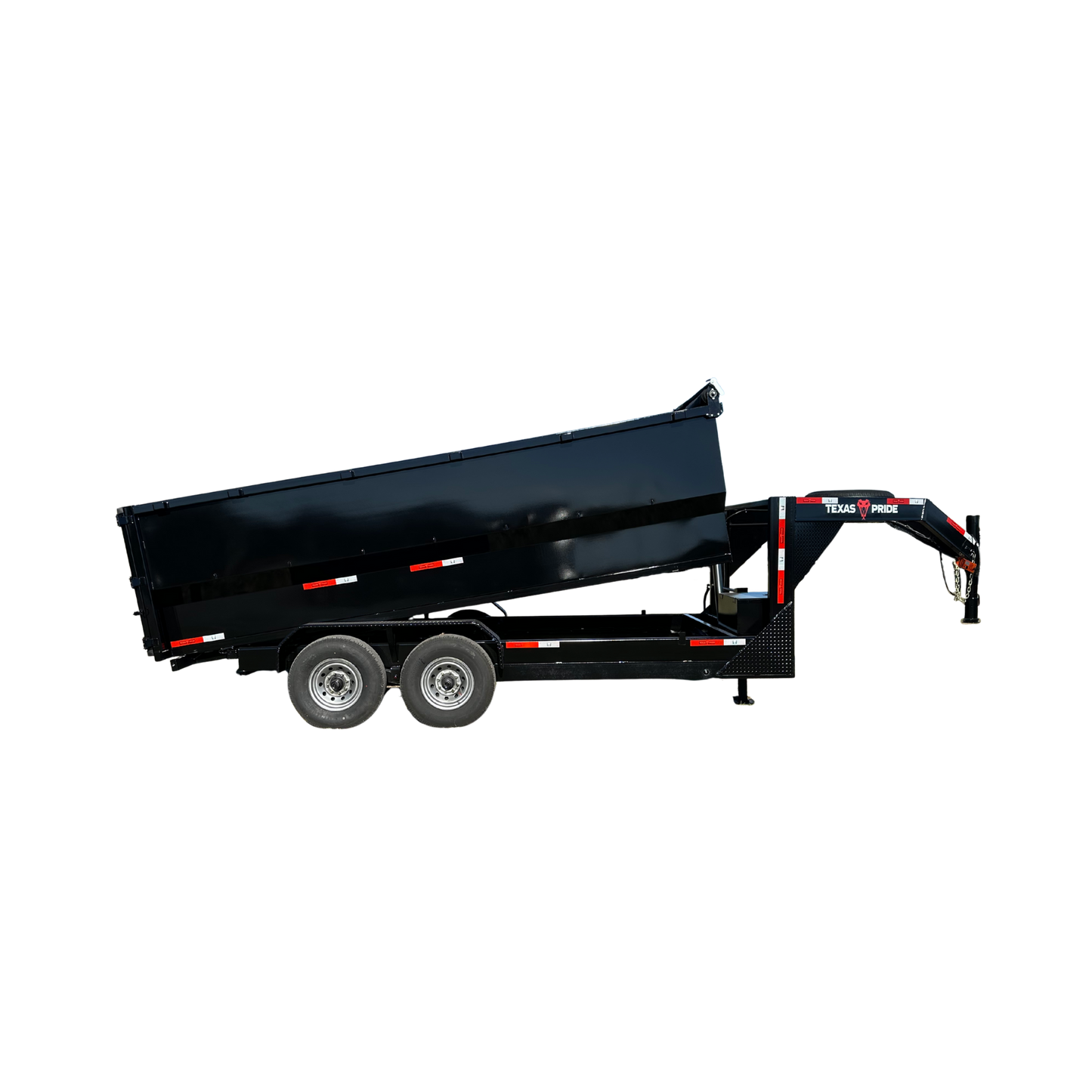 7'x16'x4' - 16K GVWR - Gooseneck Telescopic Dump Trailer