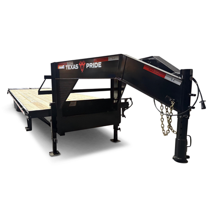 16K GVWR 8.5'x25’5' Gooseneck Flatbed Trailer