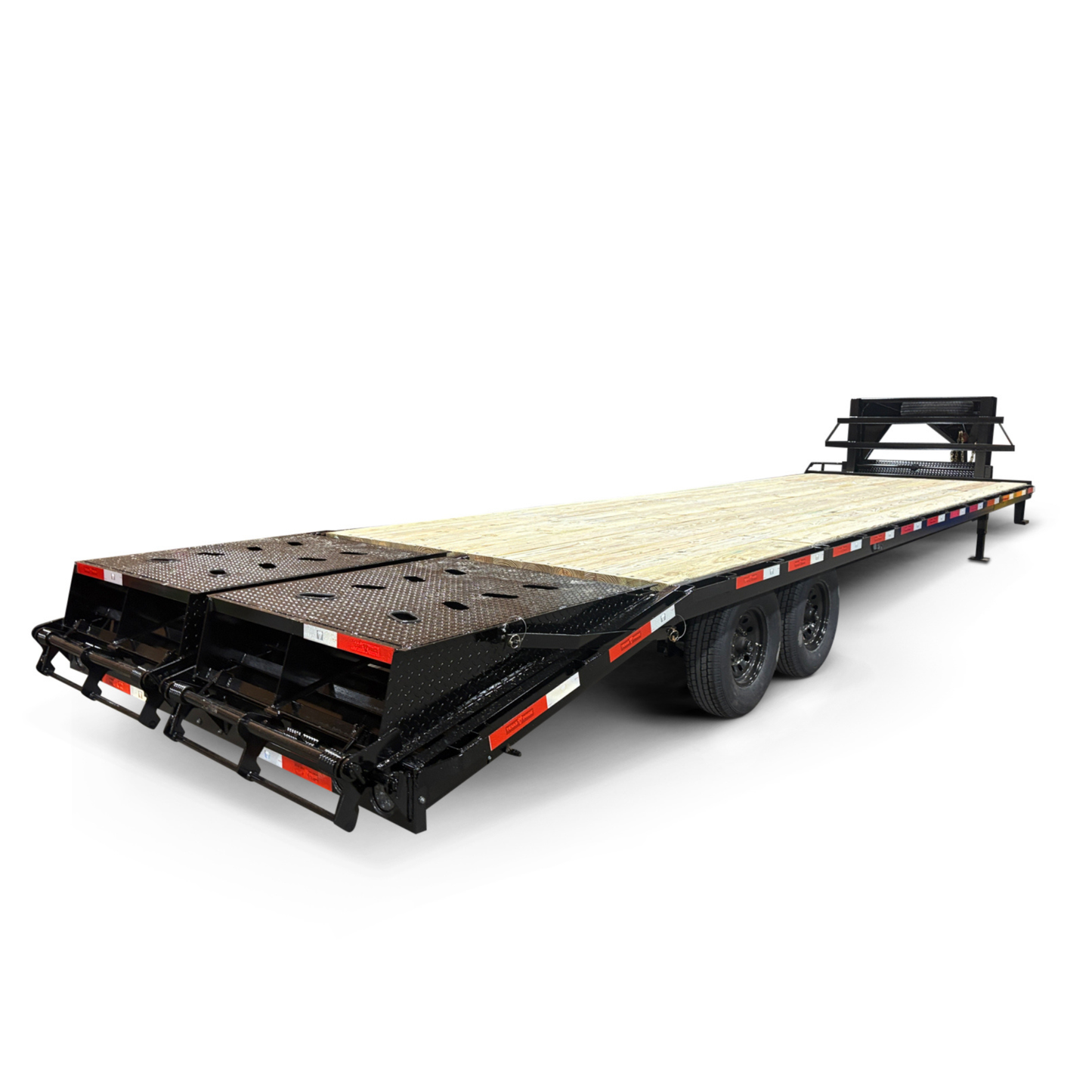 16K GVWR 8.5'x25’5' Gooseneck Flatbed Trailer
