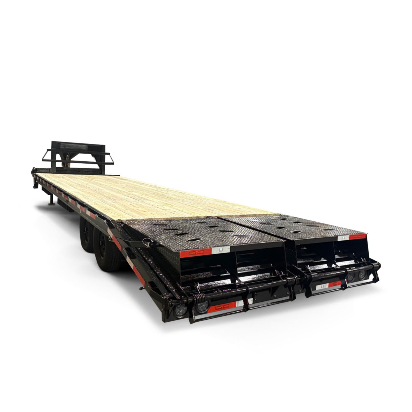 16K GVWR 8.5'x25’5' Gooseneck Flatbed Trailer